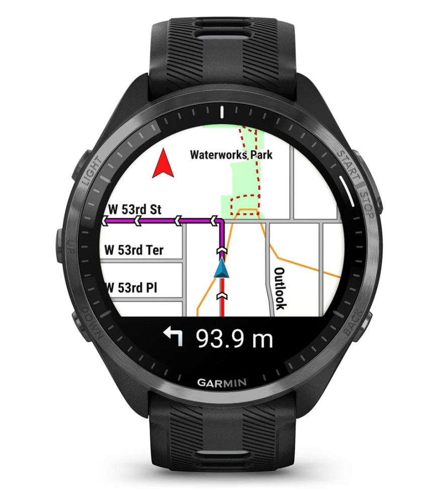 Garmin Forerunner® 965, Sportuhr, Schwarz