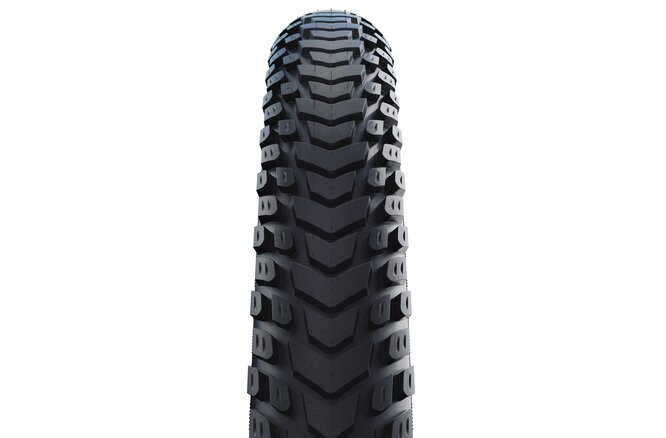 Schwalbe Pneu Marathon Mondial 700x42C Pro Falt mit Reflexstreifen black