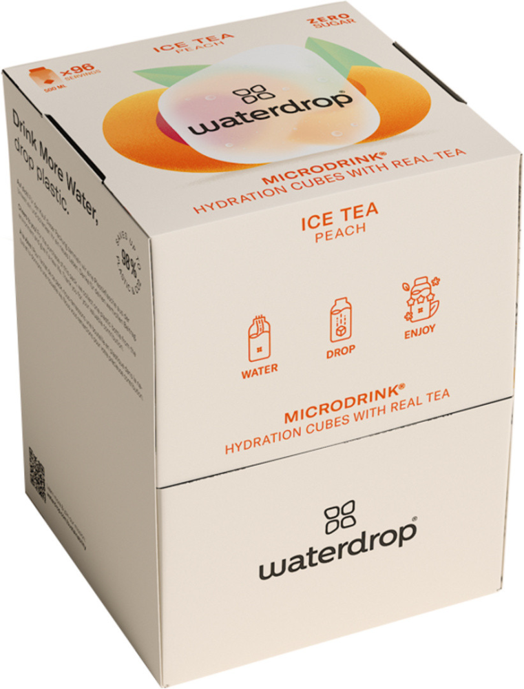 waterdrop Eistee Pfirsich Box (96 Stück)