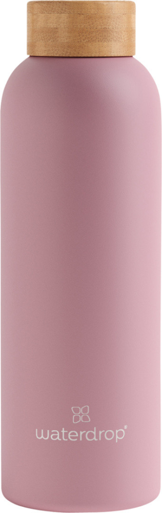 waterdrop Steel Bottle Pastel Pink Matt / 0.6l