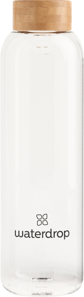 waterdrop Glass Bottle Transparent / 0.6l