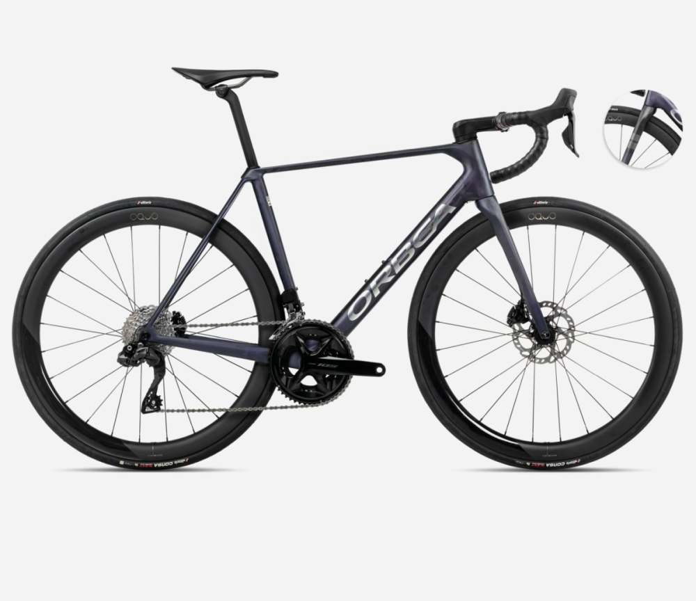 Orbea Orca M10iLTD PWR Tanzanite - Carbon Raw, 51
