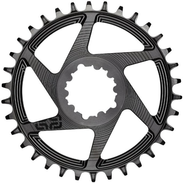 e*thirteen Ethirteen Kettenblatt Helix R Direct Mount 11/12 fach Shimano/Sram 3mm Offset schwarz, 34