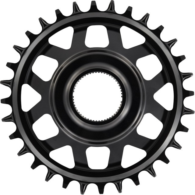 e*thirteen Ethirteen Kettenblatt e*spec Guidering Direct Mount 11/12 fach Shimano EP8 CL 55mm schwarz, 34