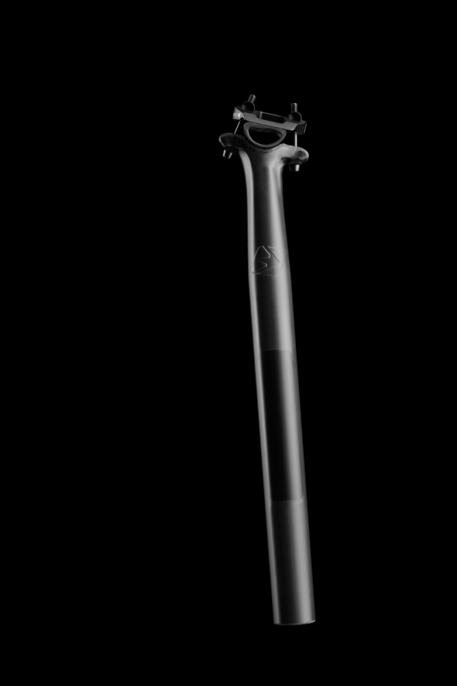 Bike Ahead Sattelstütze THE STRAIGHT, 3K, 27.2mm, 400mm