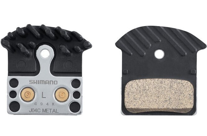 Shimano Bremsbeläge J04C Metall mit Lamellen Paar