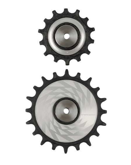 CeramicSpeed Spare OS Pulleys ALPHA Disc 14/20 Silver