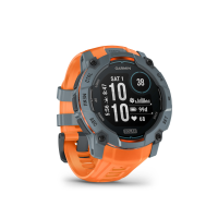 Garmin Instinct 3 – 50 mm, Solar, Twilight mit Silikon-Wechselarmband 26 mm, Sportuhr