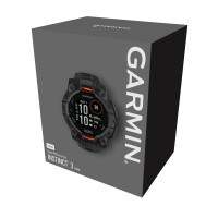 Garmin Instinct 3 – 45 mm, Solar, mit Silikon-Wechselarmband 22 mm, Sportuhr, Schwarz