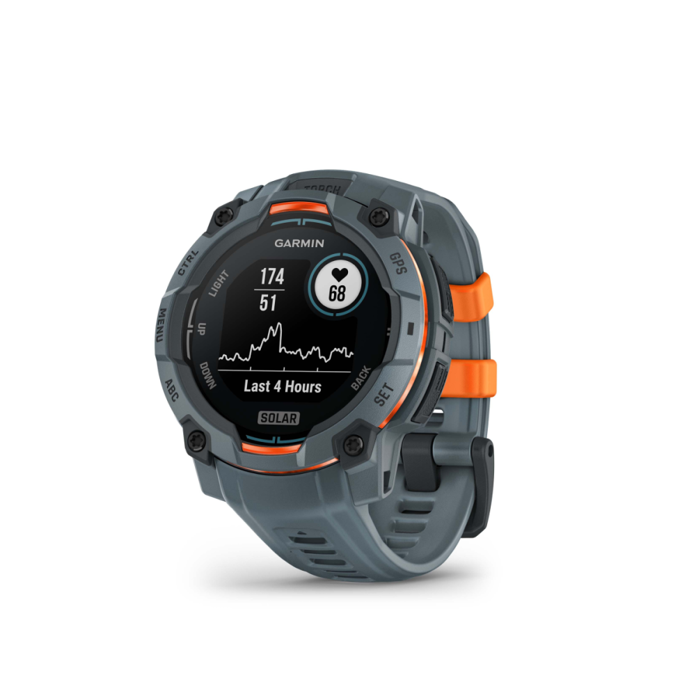 Garmin Instinct 3 – 45 mm, Solar, mit Silikon-Wechselarmband 22 mm, Sportuhr, Twilight