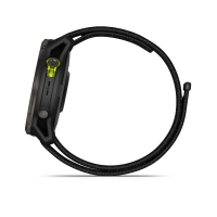 Garmin Enduro™ 3, Schwarz/Carbongrau DLC-Titan mit schwarzem UltraFit-Nylon-Armband, Sportuhr