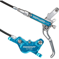 Trickstuff Scheibenbremsen-Set Direttissima, cyan, Set 900/1700 mm