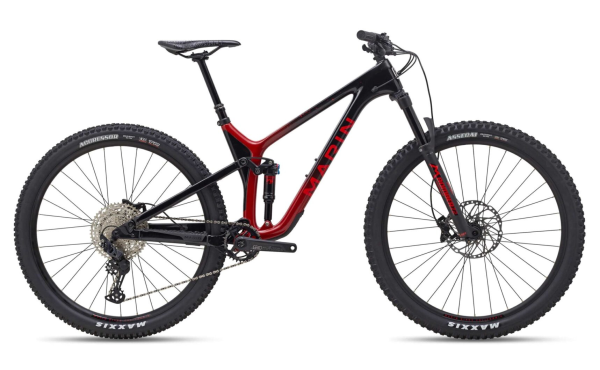 Marin Rift Zone C1, Red/Carbon
