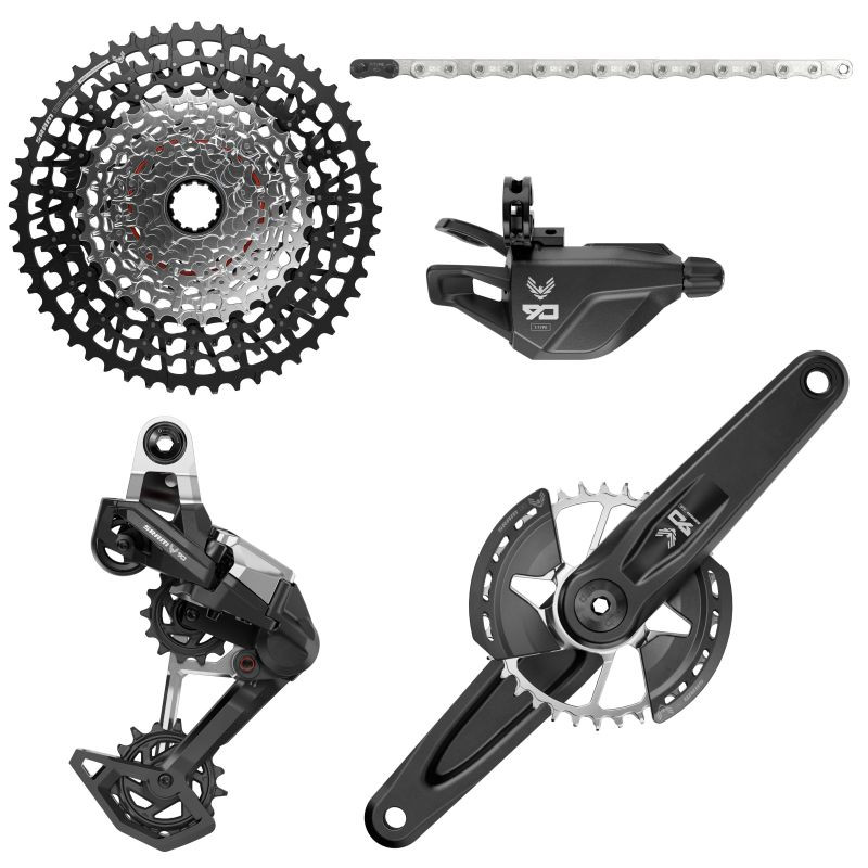 SRAM Eagle 90 T-Type Groupset 32Z RD, Trigger, Kette, Kassette, 170
