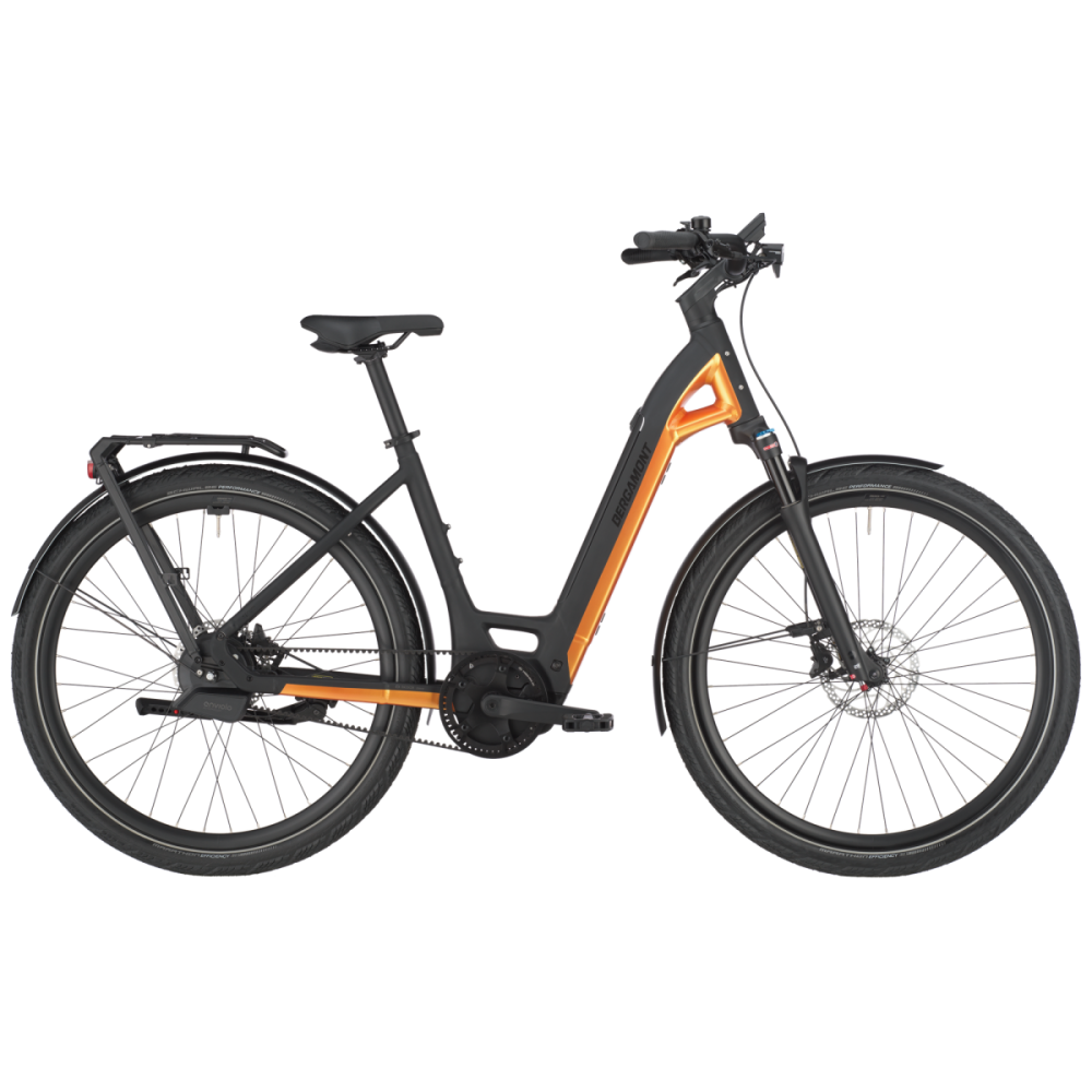 Bergamont E-Ville 10 Belt, yellow sunrise, L