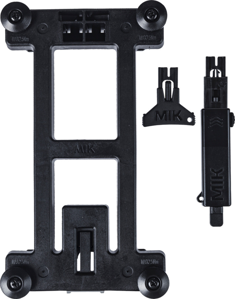 Basil MIK Adapterplatte 2.0, schwarz