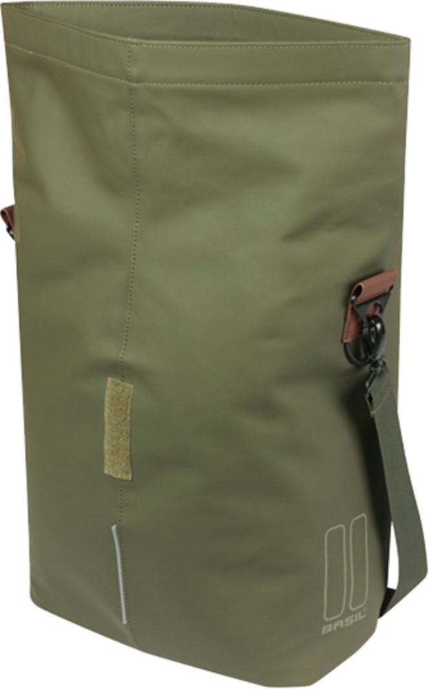 Basil City Fahrradshopper MIK Studs, 14-16L, moss grün
