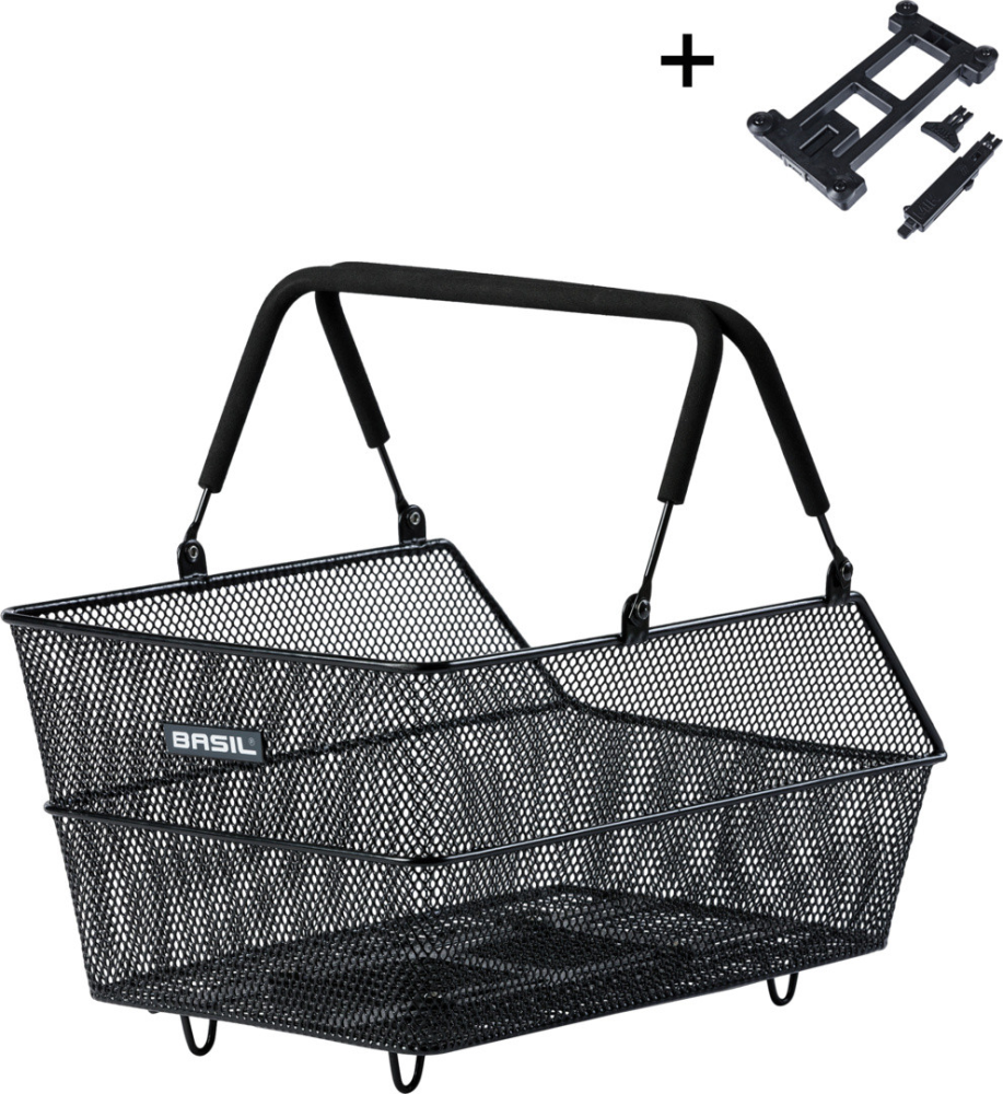 Basil Cento MIK HR-Korb, schwarz