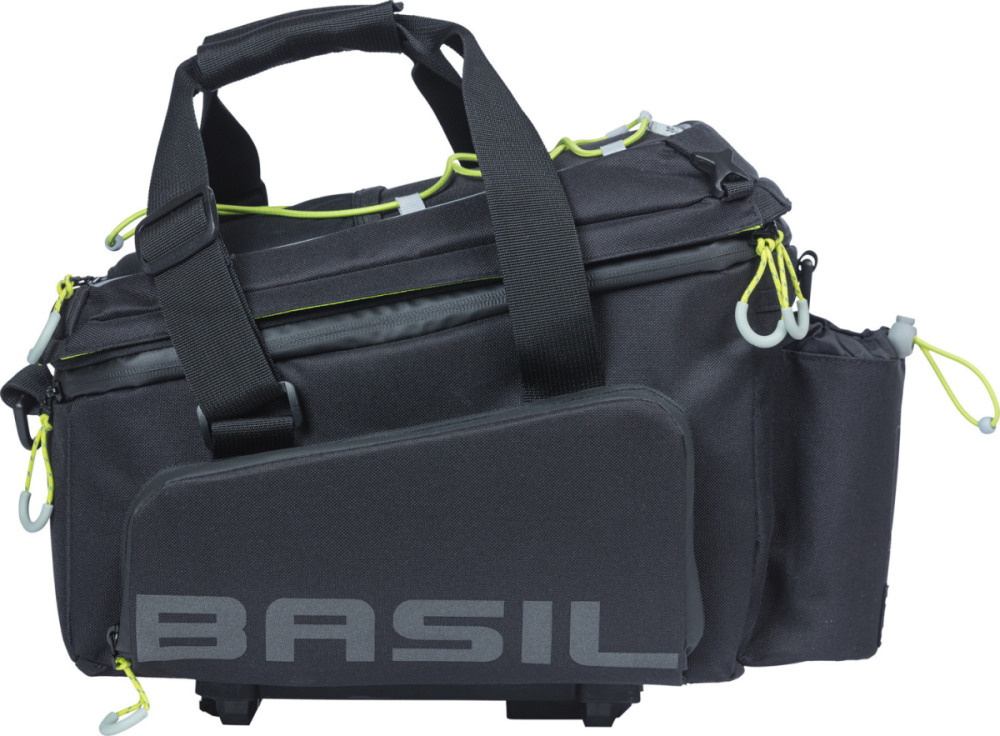 Basil Miles Trunkbag XL Pro MIK, 9-36L, schwarz lime