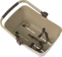 Basil Buddy Hundefahrradkorb MIK, biscoti brown