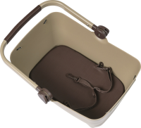 Basil Buddy Hundefahrradkorb MIK, biscoti brown