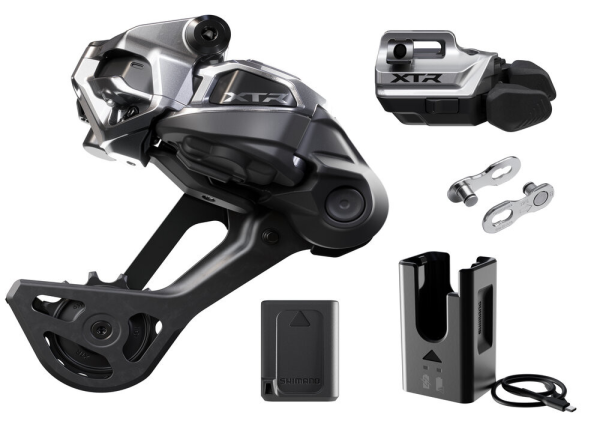 Shimano XTR Di2 Upgrade Kit, Set mit RD-M9250 -SGS/SW-M9250-IR/BT-DN320/EC-DN100/SM-CN910-12 Box