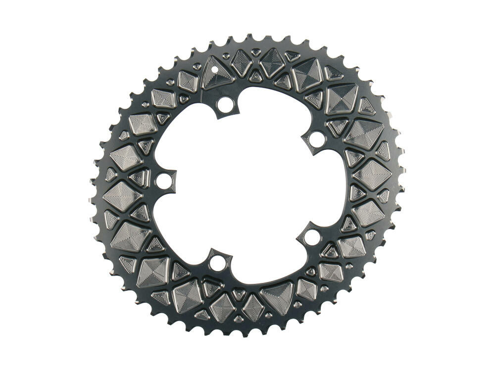 absoluteBLACK absoluteBLACK, Kettenblatt, OVAL, Road, für Sram 5-Arm-Spider mit hidden bolt, 2-fach 110/5, 50 Z...