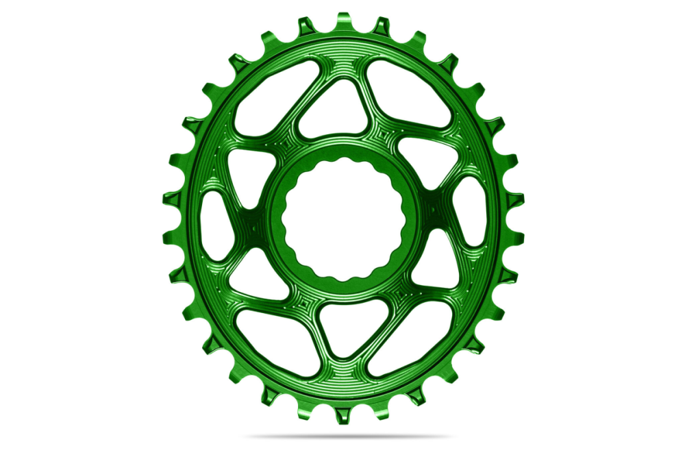 absoluteBLACK absoluteBLACK, Kettenblatt, OVAL, MTB, für RaceFace Cinch, Direct-Mount, - N/W, GREEN, 30 Zähne