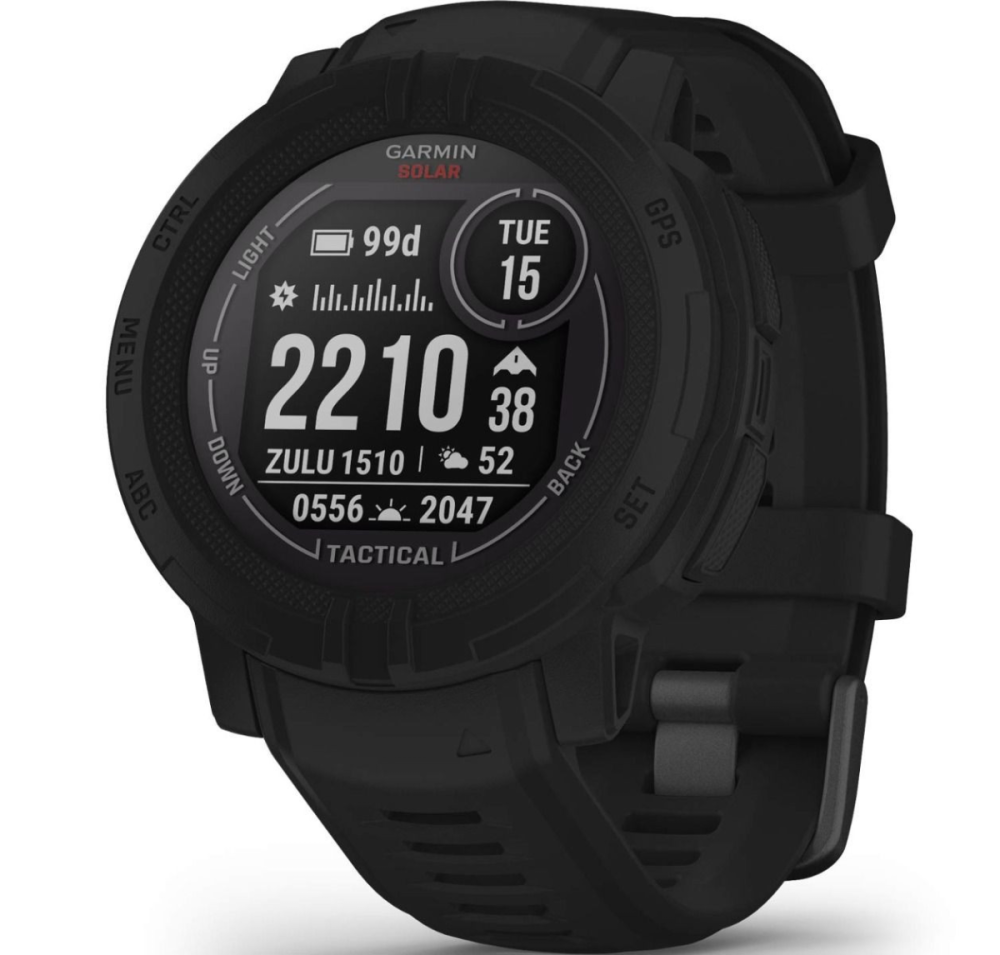 Garmin Instinct® 2 Solar Schiefergrau mit Silikon-Wechselarmband 22 mm