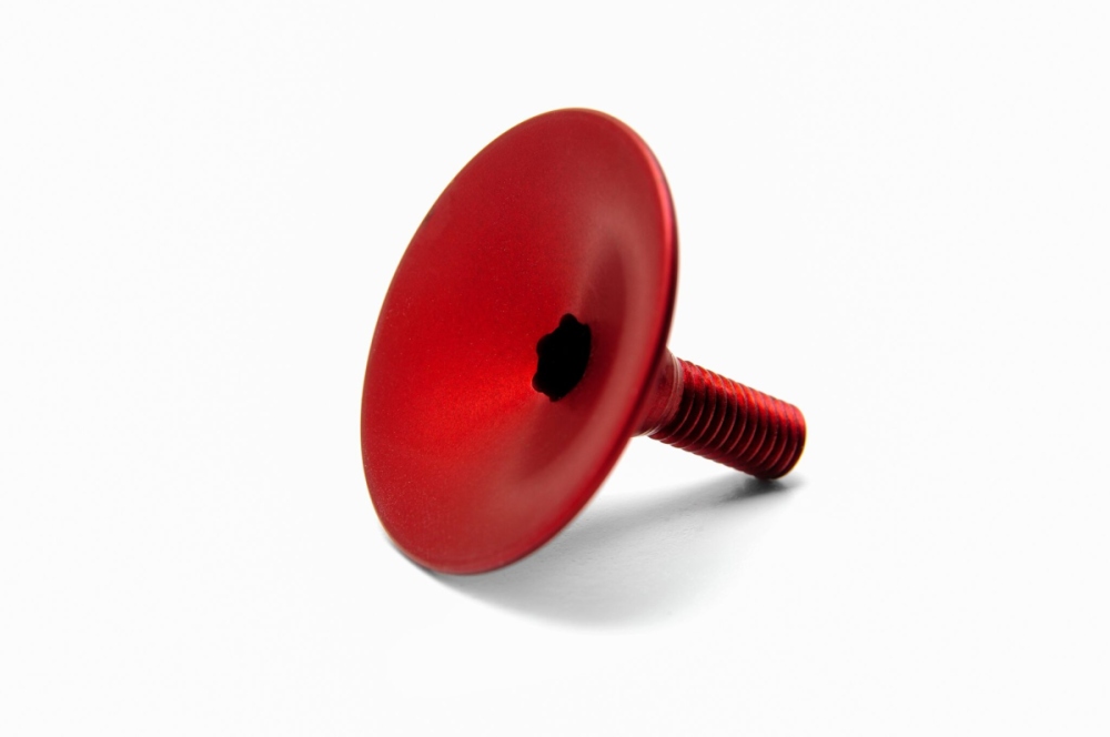 absoluteBLACK absoluteBLACK, Ahead-Kappe, TOP CAP, new design, ALL-IN-ONE, Kappe und Schraube in einem Stück, R...