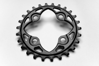 absoluteBLACK absoluteBLACK, Kettenblatt, RUND, MTB, 104/64, Spider, BLACK - SCHWARZ, 28 Zähne