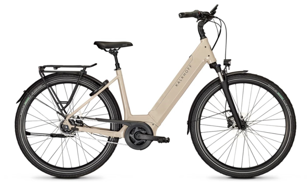 Kalkhoff IMAGE 3 ADVANCE, milkbrown glossy, 500Wh, Tiefeinsteiger, L