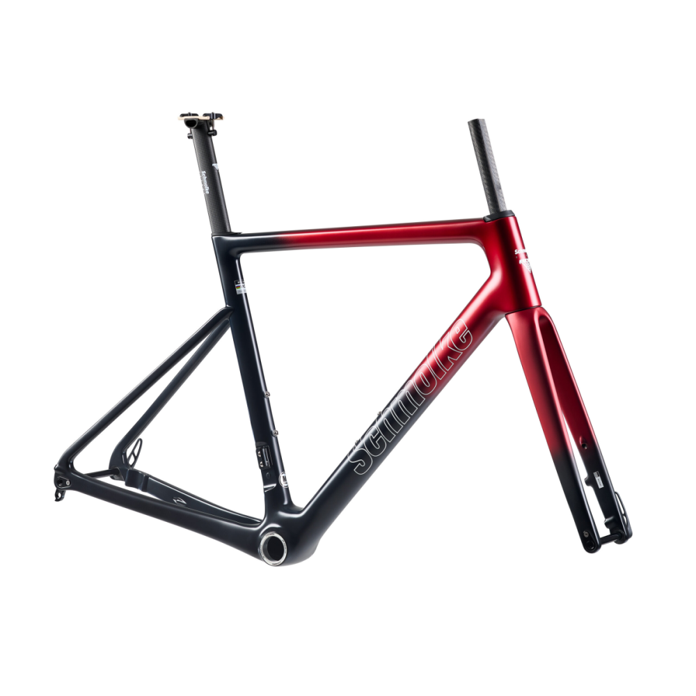 Schmolke Carbon Aerrow Rahmenset, Burgund, 53