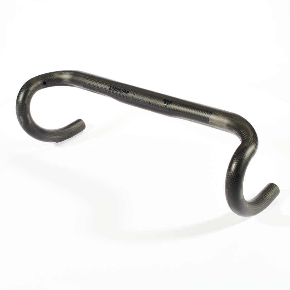 Schmolke Carbon Rennlenker Evo TLO, UD, 76-95kg Fahrergewicht, black Edition, externe Kabelführung, 40cm