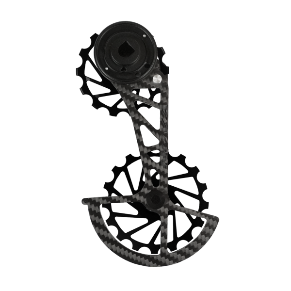 NOVA RIDE Schaltkäfig, Carbon/Ceramic, Typ AXS Red/Force 12S, black