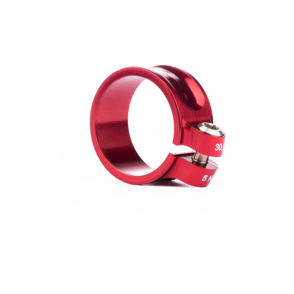 Tune Schraubwürger, Sattelklemme zum Schrauben, Durchmesser 36.4mm, Rot - red - rouge