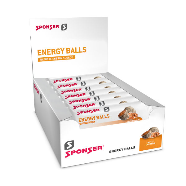 Sponser Energy Balls - Display (18 x 45 g) - ohne Süssstoffe Energieriegel