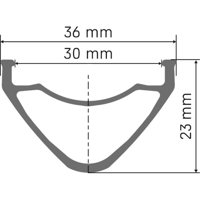 DT Swiss Felge FR 571 29 Disc 32 Loch, schwarz, 30mm