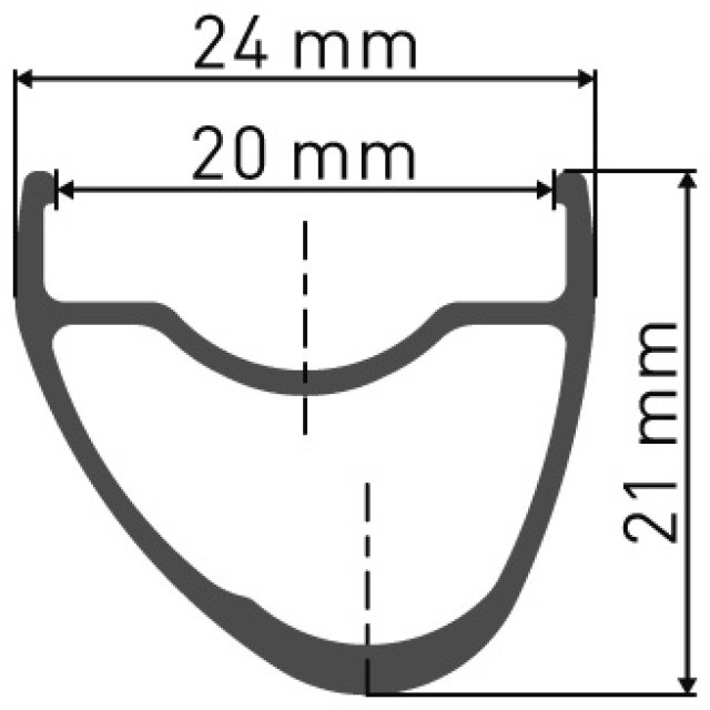 DT Swiss ER 1400 Dicut 21 Disc Vorderrad, Mod. 21, CL, 12x100mm, 20mm