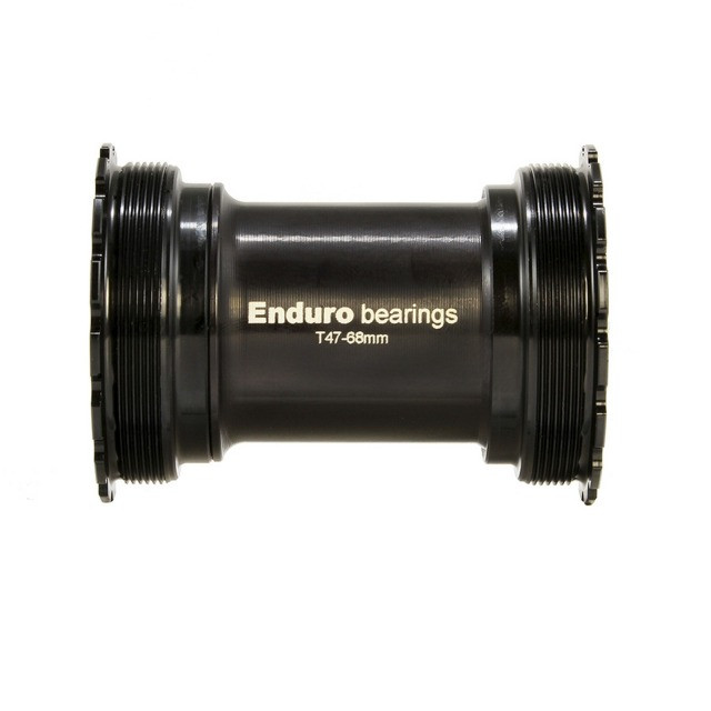 Enduro Bearings  Enduro Bearings Tretlager T47 Internal A/C SS, T47 - BB30 Black 30mm 90mm or shorter