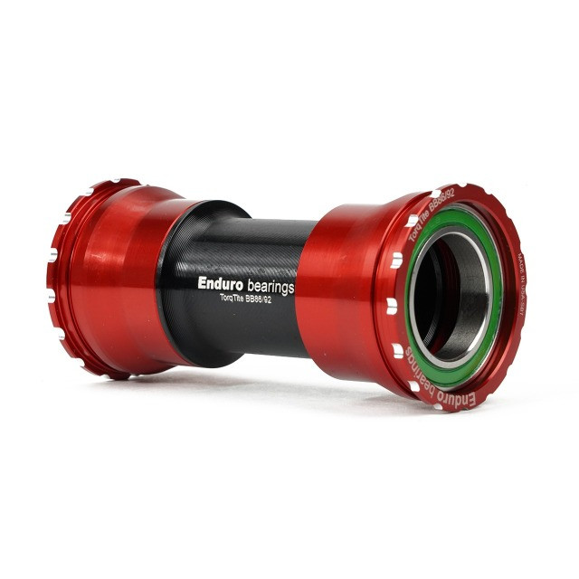 Enduro Bearings  Enduro Bearings Tretlager TorqTite Road BB86/92 24mm XD-15, 24mm Achsen BB86/92-Rahmen rot