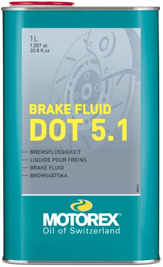 MOTOREX Brake Fluid DOT 5.1 Bremsflüssigkeit, 1L Flasche