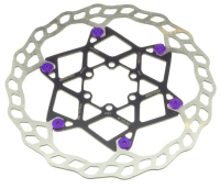 Galfer Floating Wave DB013FLWP 6 Loch 180mm x 2.0mm purple Bremsscheibe