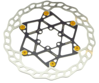 Galfer Floating Wave DB013FLWY 6 Loch 180mm x 2.0mm gold Bremsscheibe