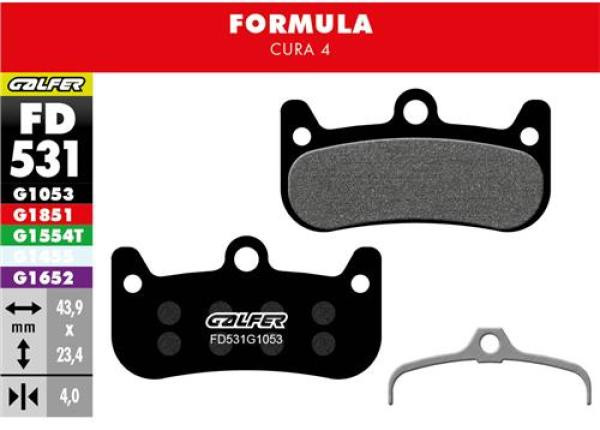 Galfer Performance FD531 Formula Cura 4 Bremsbeläge