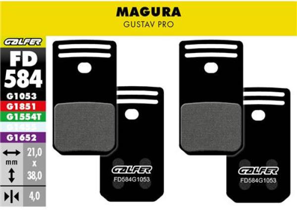 Galfer Performance FD584 Magura Gustav Pro Bremsbeläge