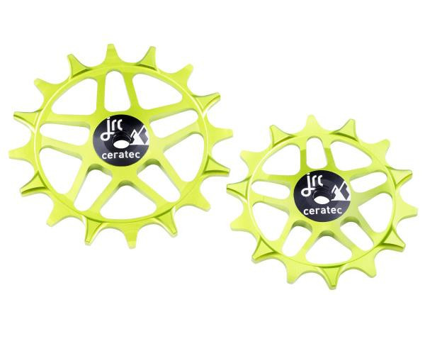 JRC Components Ceramic Sram SL/XX/X0/GX Eagle Transmission Schaltwerkrädchen, Grün