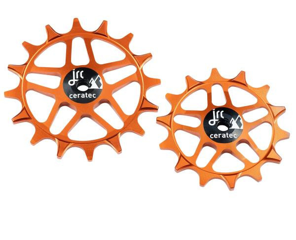 JRC Components Ceramic Sram SL/XX/X0/GX Eagle Transmission Schaltwerkrädchen, Orange