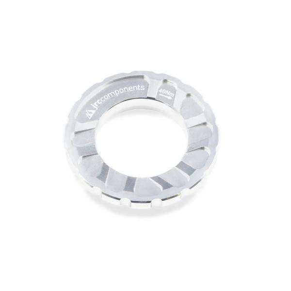 JRC Components Kizuna Bremsscheibenverschlussring Centerlock Aussenverzahnung silver
