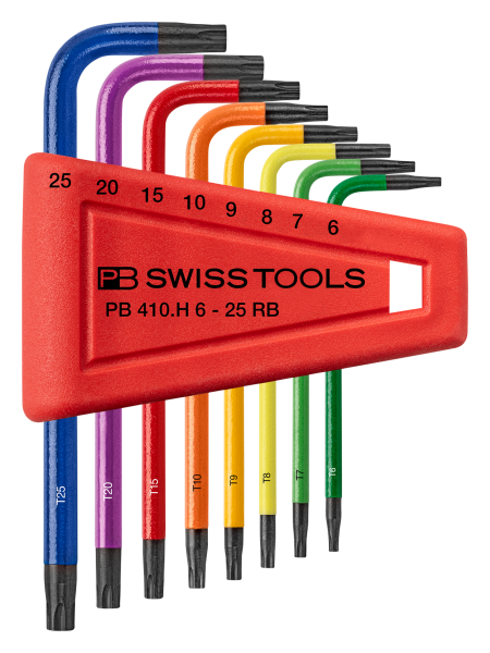 PB Swiss Tools PB 410.H 6-25 RB Winkelschraubenzieherset Torx®